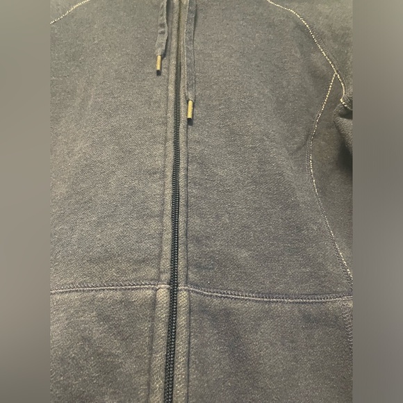 TNA Aritzia Blue Logo Hoodie Size Medium - Picture 2 of 16